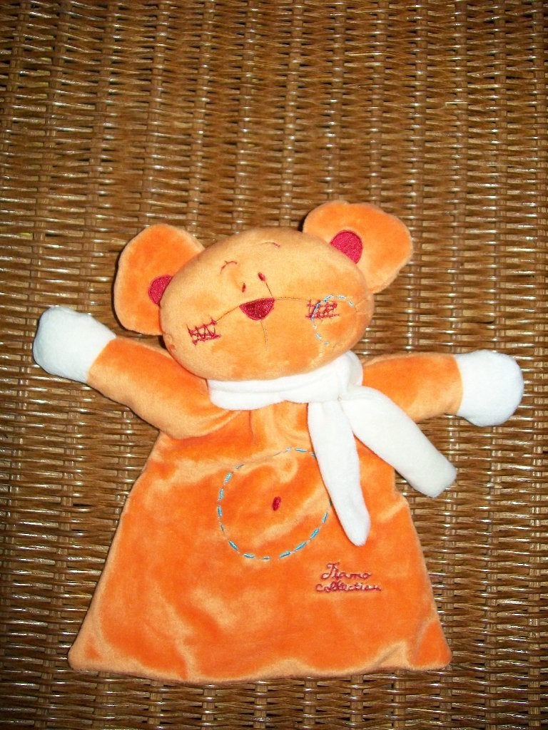 Tiamo muis Mandy lap lapje knuffeldoekje oranje 3 euro, Kinderen en Baby's, Speelgoed | Knuffels en Pluche, Ophalen of Verzenden
