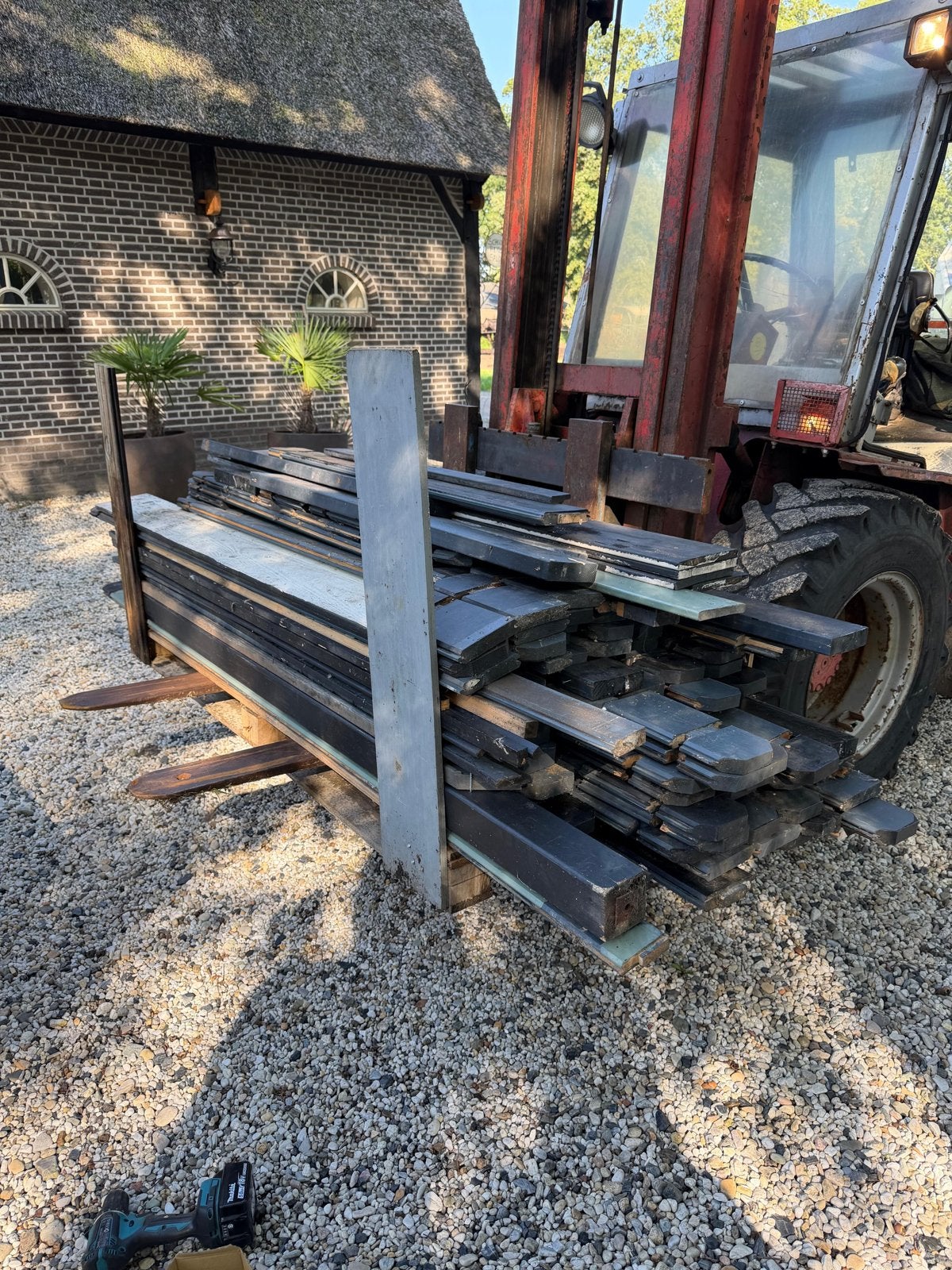 Houten schuurtje, Ophalen, Gebruikt, Overige typen, 250 tot 300 cm