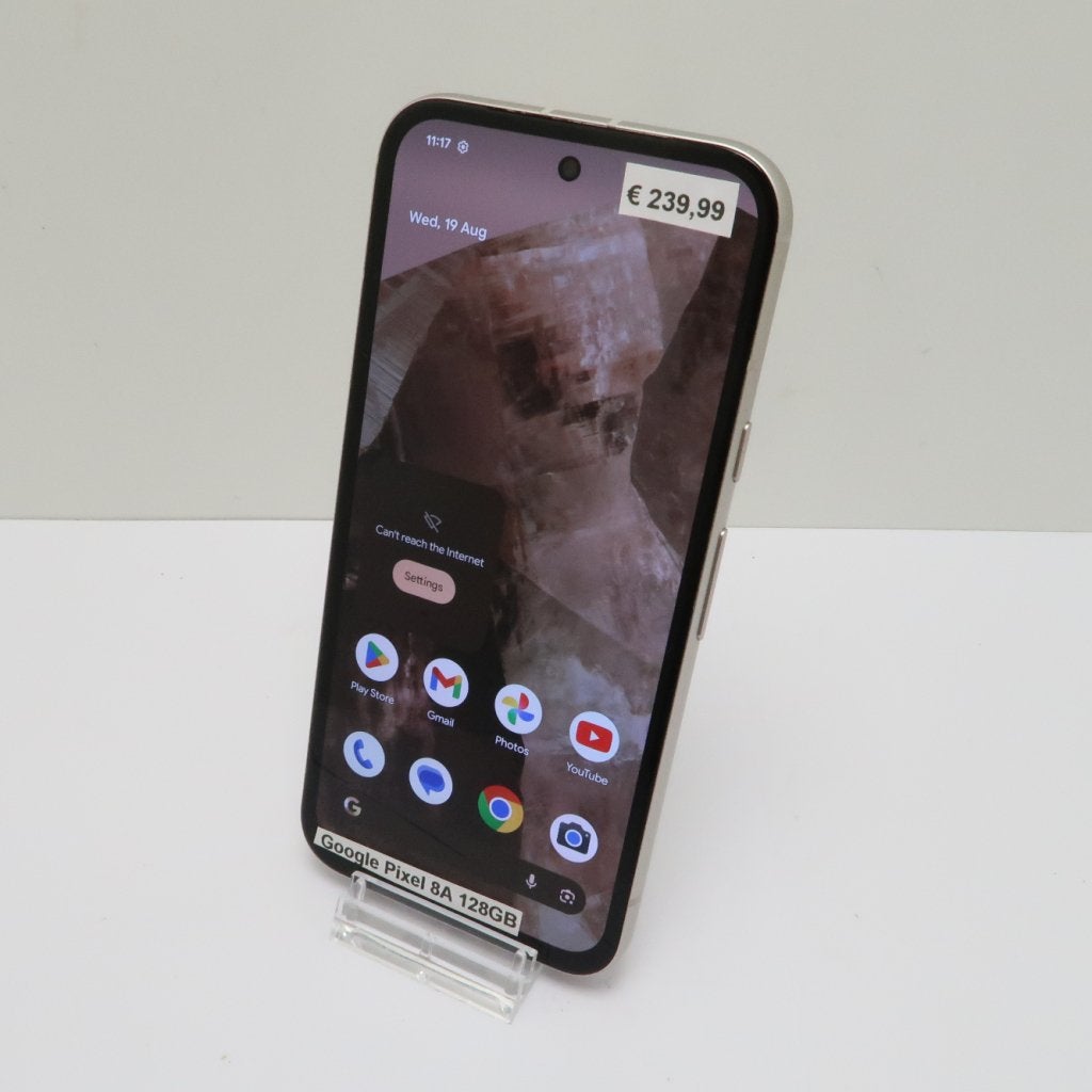 Google Pixel 8A 128GB Wit | in Redelijke Staat, Google, Zo goed als nieuw, Press@google.com, 1600 Amphitheatre Parkway
Mountain View, CA 94043
USA