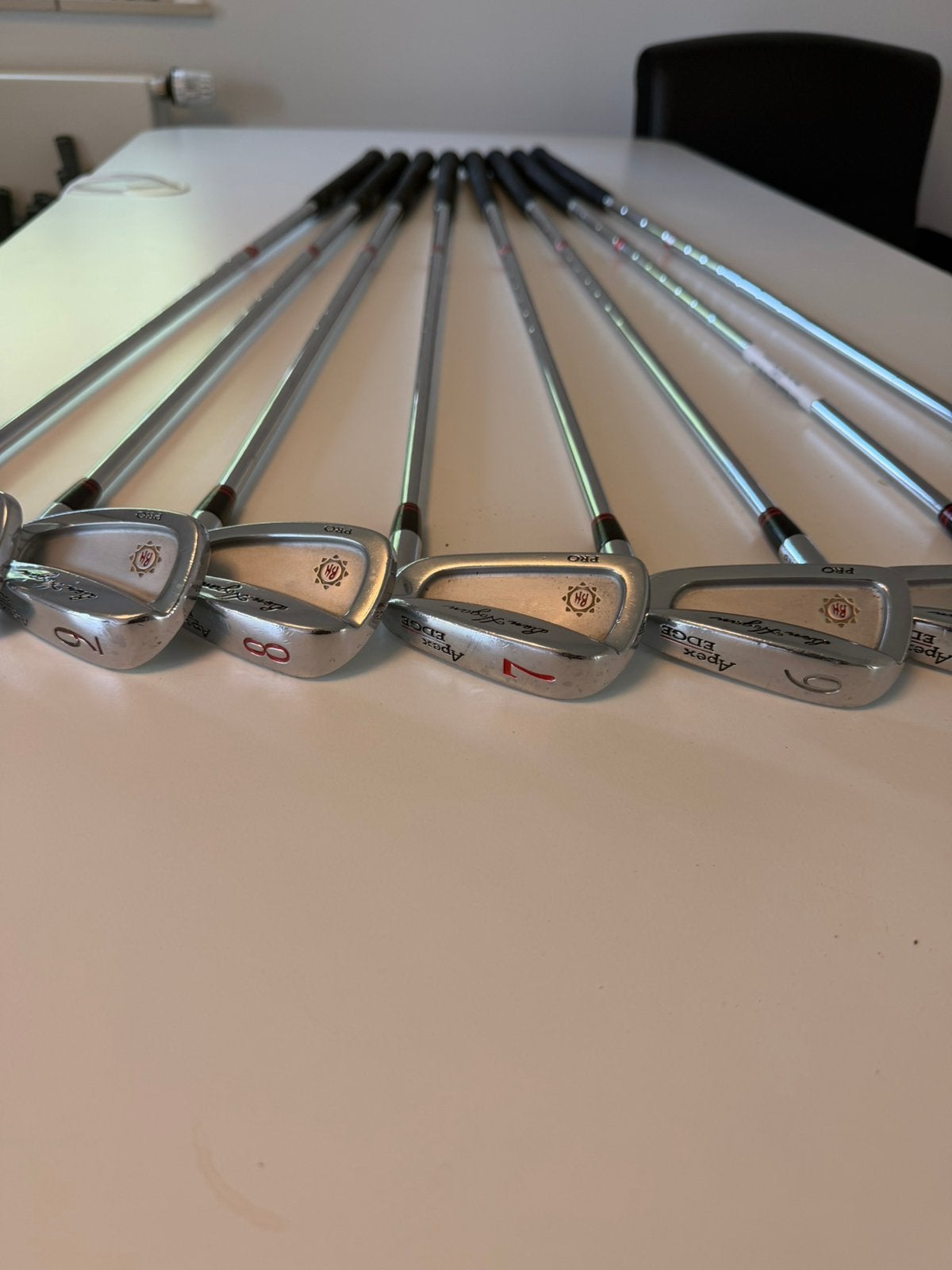 Ben Hogan ijzerset - PW-3 - R flex staal - Testen ok!, Overige merken, Set, Gebruikt, -