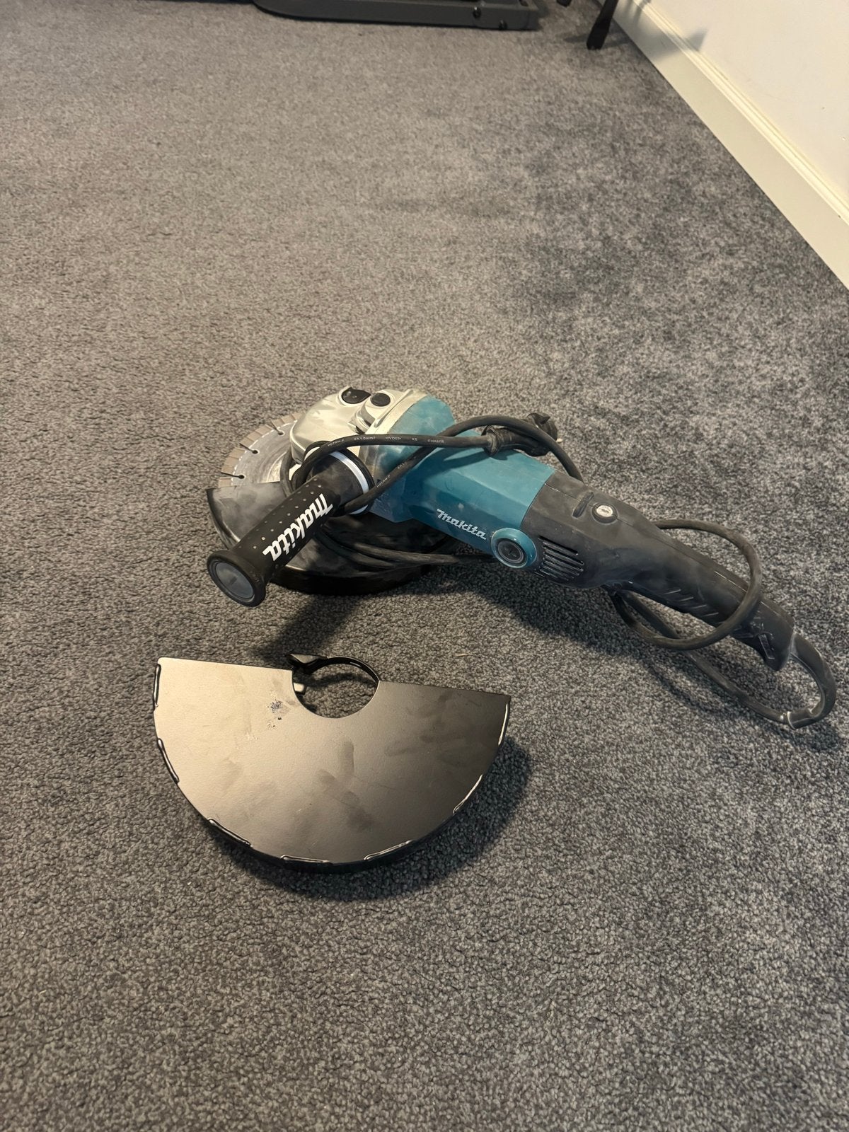 Makita GA9012C Grote Haakse Slijper 230mm - Z.G.A.N., Ophalen of Verzenden, Zo goed als nieuw, 1000 watt of meer, Haakse handslijpmachine