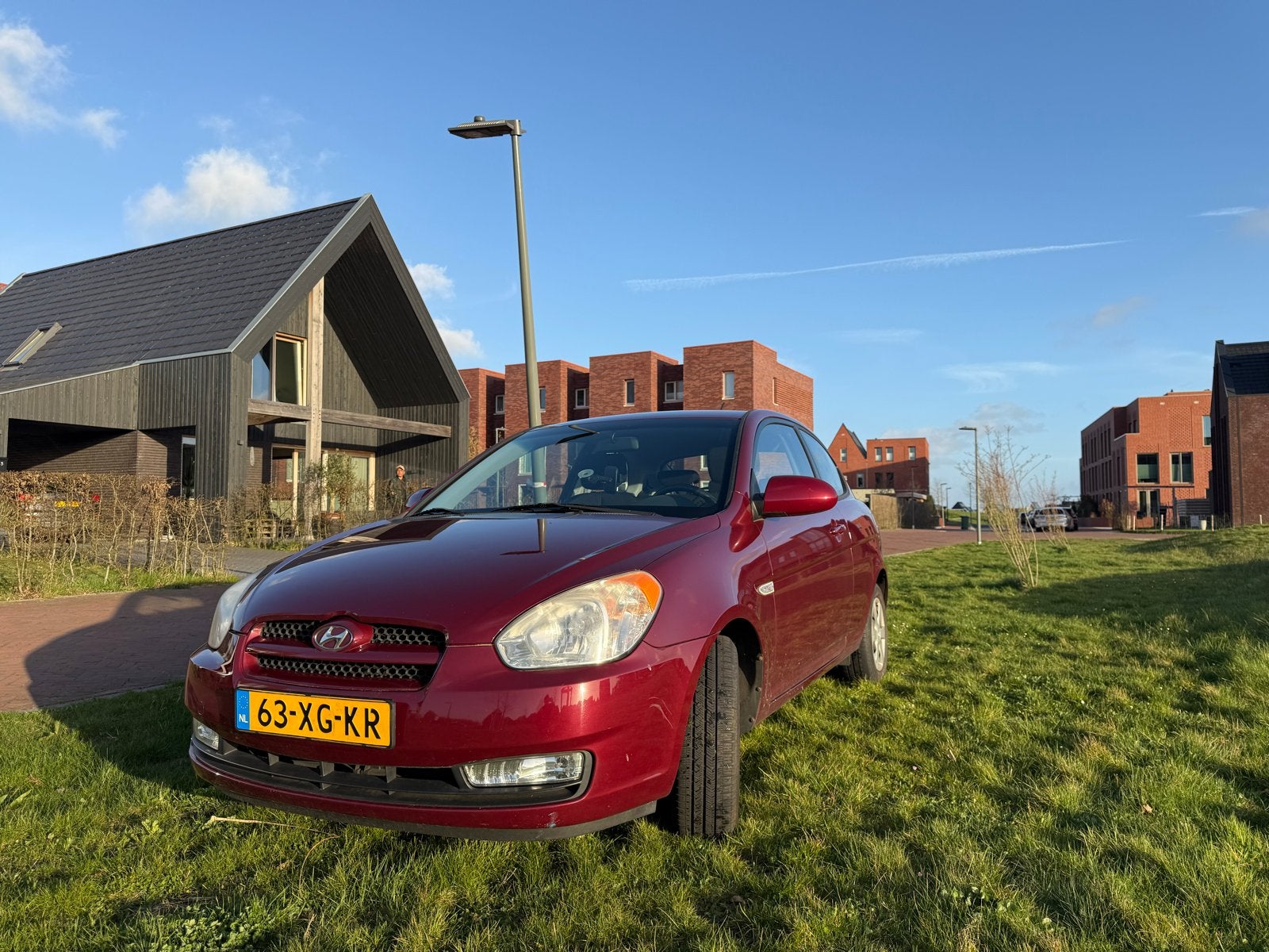 Hyundai Accent 1.4 3DRS 2007 Rood, Voorwielaandrijving, Accent, 4 cilinders, 1055 kg