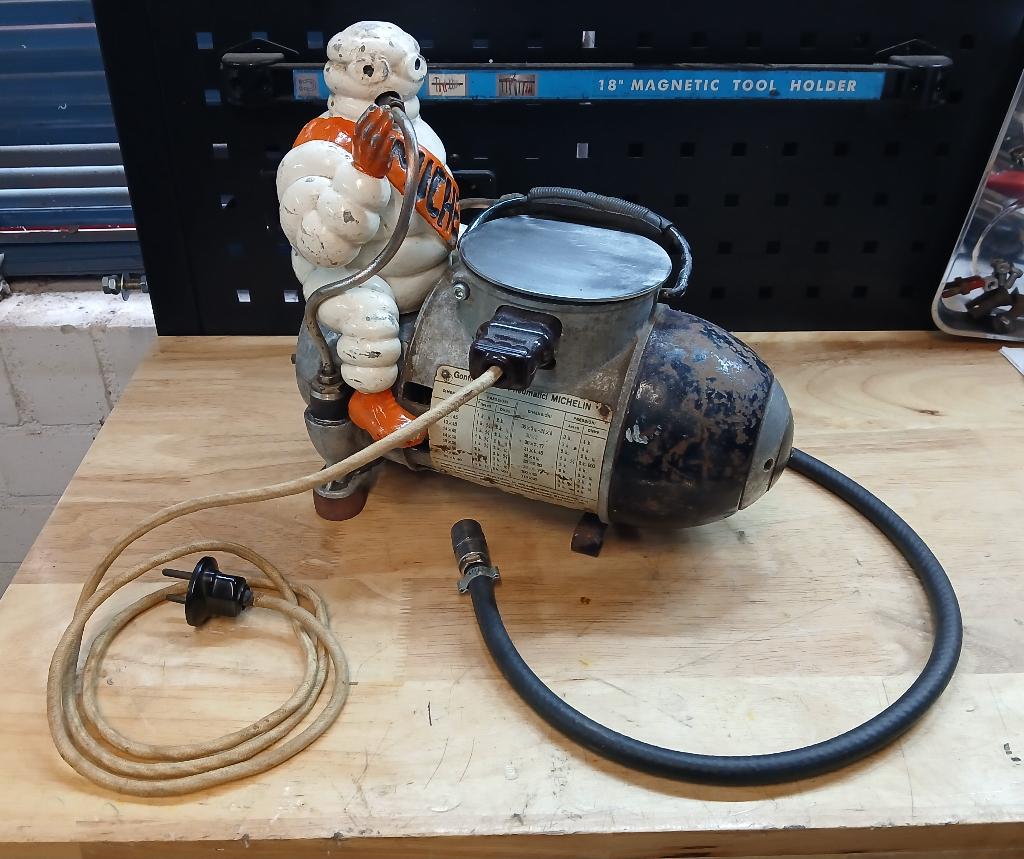 Michelin Bibendum compressor, Verzamelen, Ophalen, Gebruikt, Overige typen