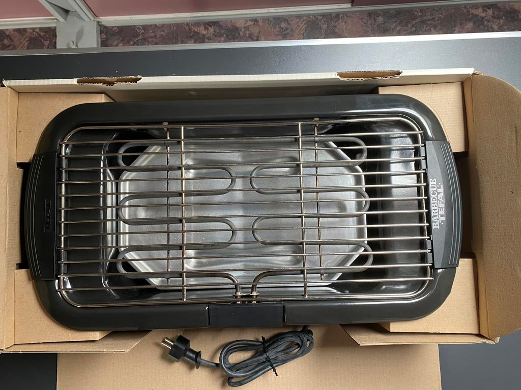 Elektrische Tefal Barbecue 2000 watt, Tuin en Terras, Elektrische barbecues, Ophalen of Verzenden, Zo goed als nieuw