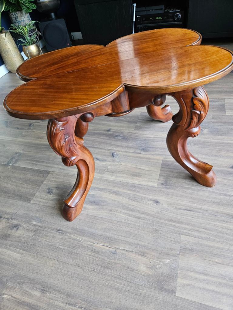 Antieke bijzettafel/ salontafel., Antiek en Kunst, Ophalen