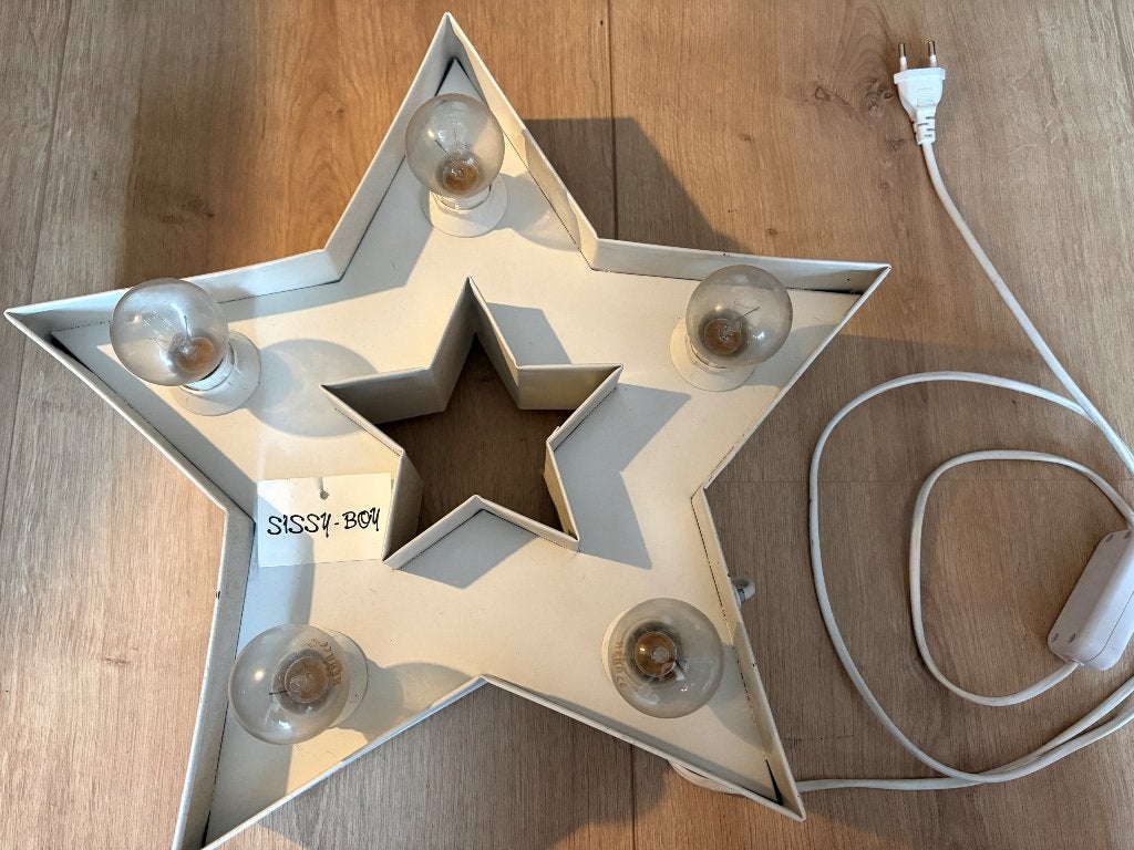 Sissyboy ster lamp, Ophalen, Overige typen, Gebruikt, 45 cm