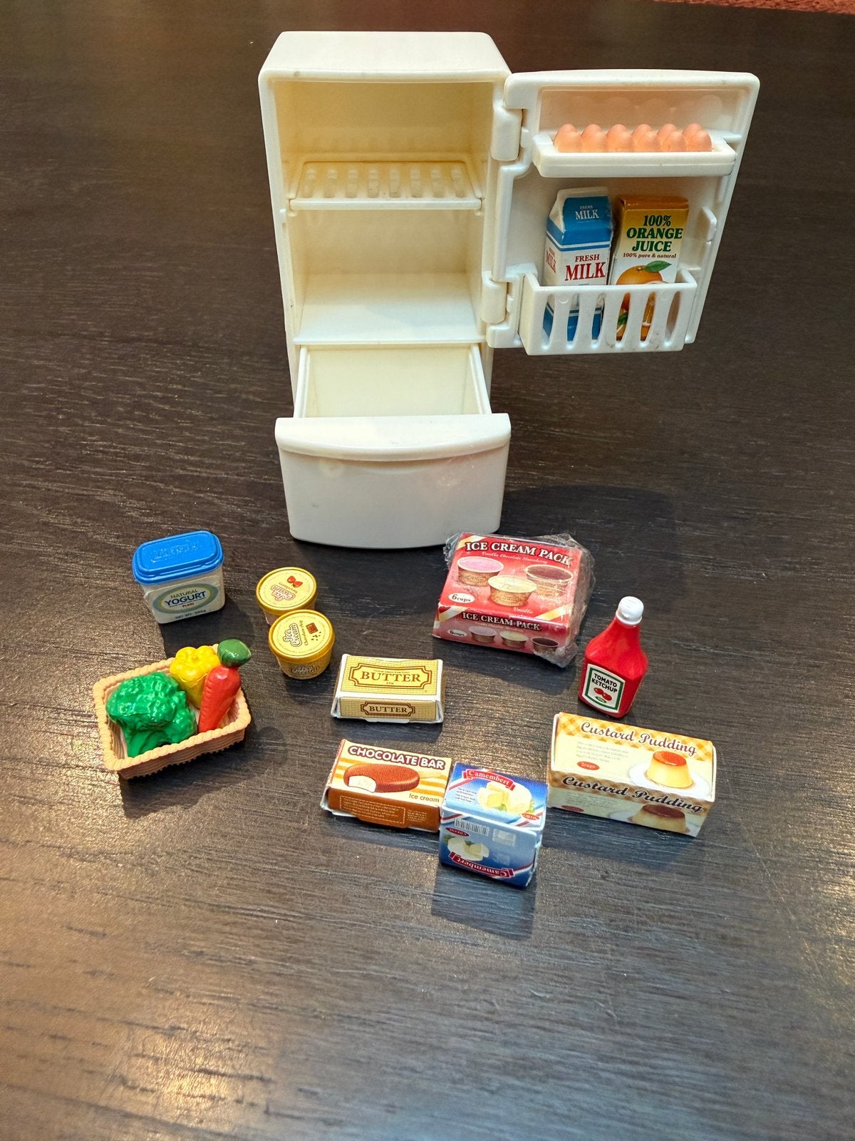 Sylvanian Families 5021 koelkastset, Verzamelen, Poppenhuizen en Toebehoren, Ophalen of Verzenden, Gebruikt, Overige typen