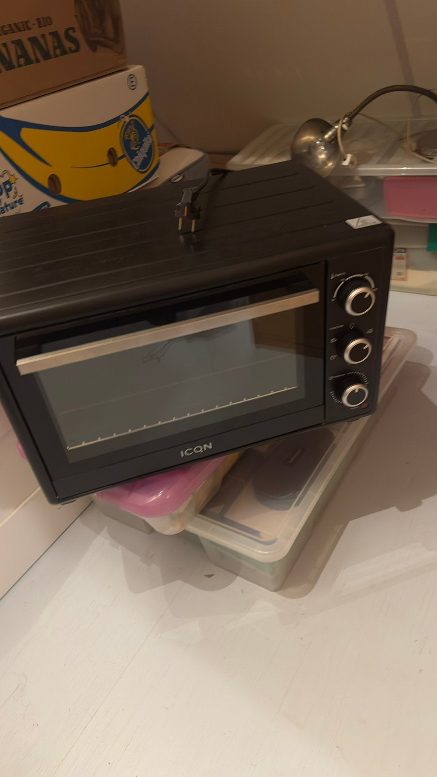 ICQN mini oven KR-103L-46(BC) voor binnen of buiten, Witgoed en Apparatuur, Ovens, Ophalen, Zo goed als nieuw