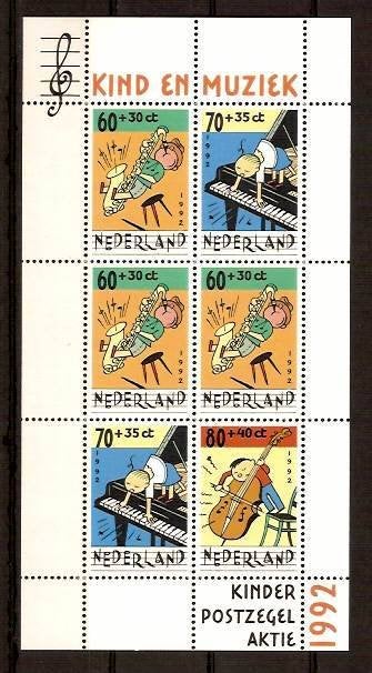Nederland NVPH nr 1541 postfris Kinderpostzegels 1992, Ophalen of Verzenden, Na 1940, Postfris