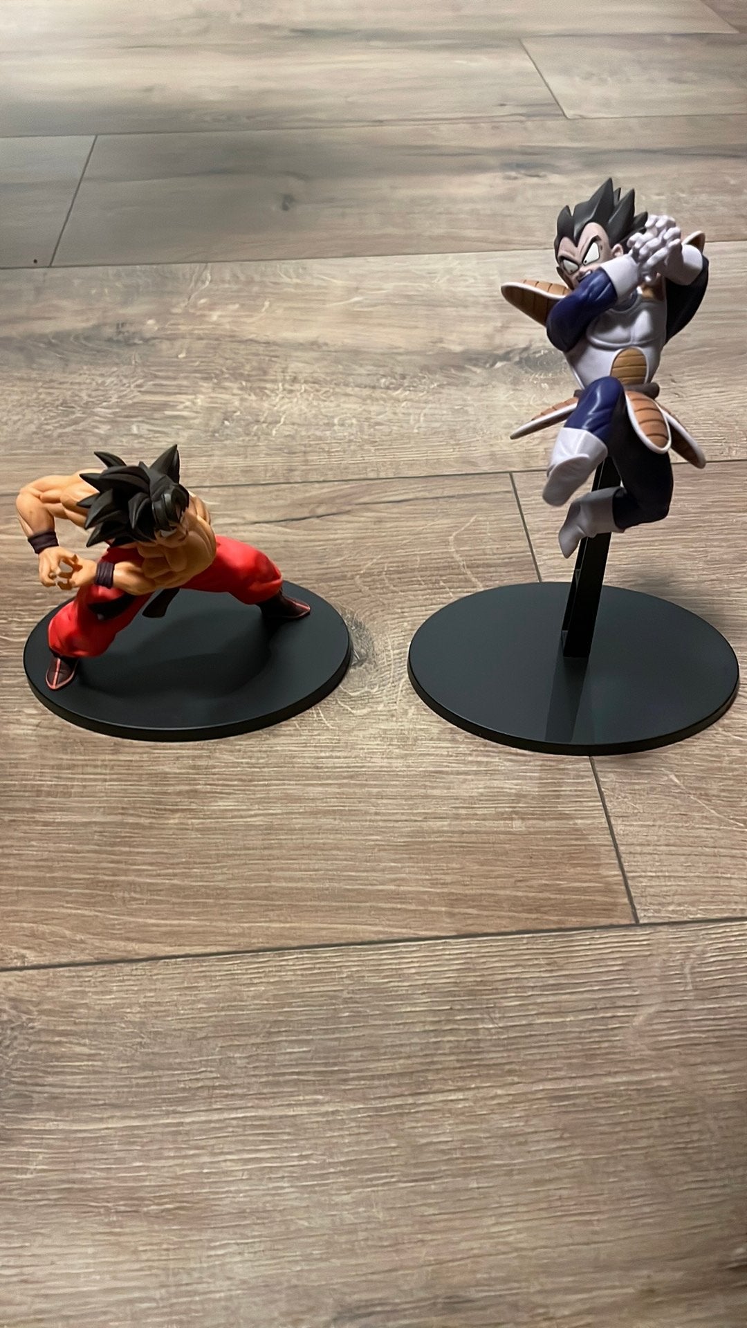 DBZ Goku en Vegeta Figuren, Ophalen of Verzenden, Zo goed als nieuw