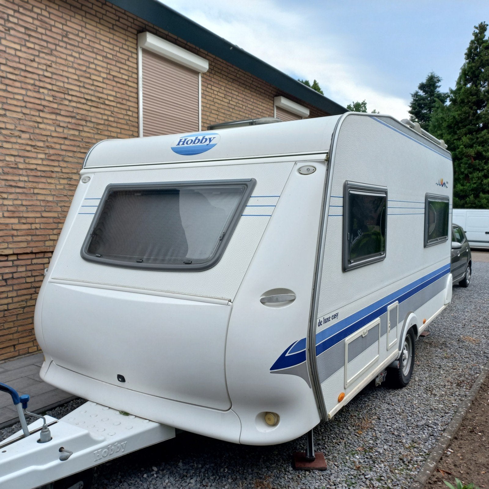 Caravan, Hobby 440sf bouwjaar 2004., Hobby, Treinzit, Tot en met 3, Particulier