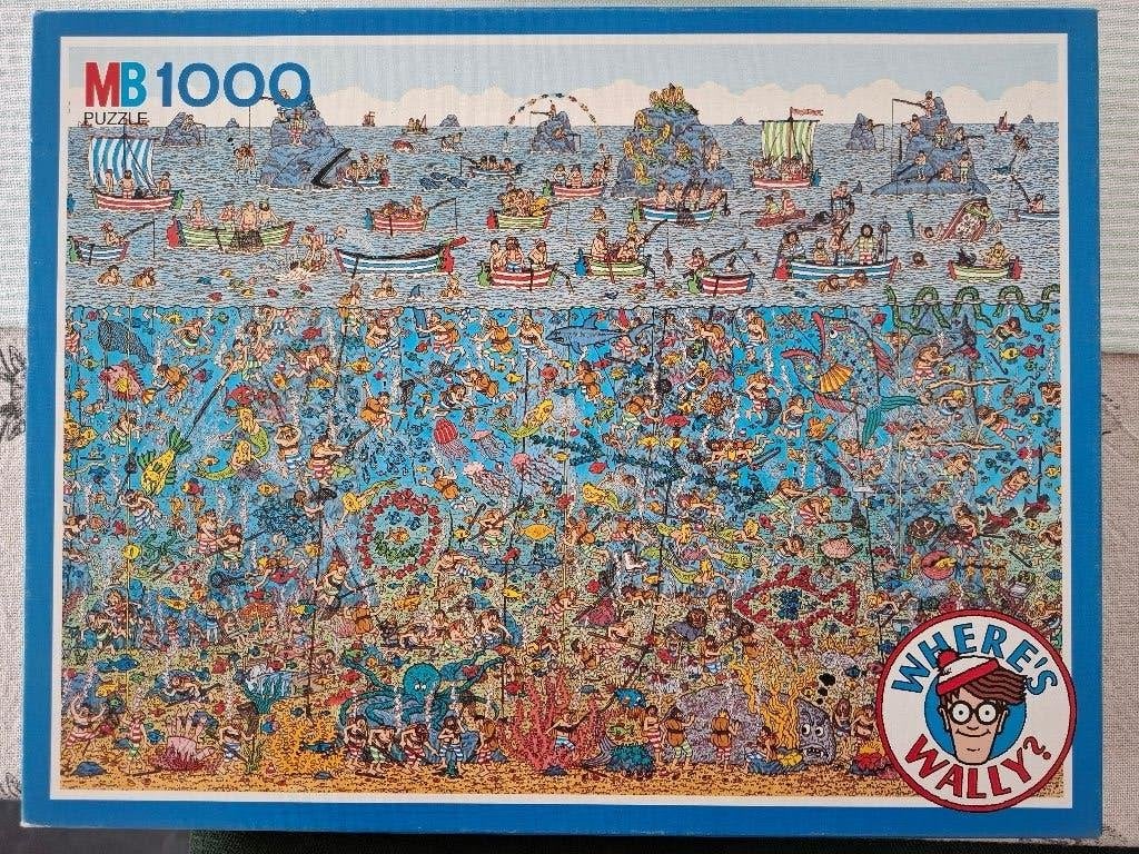 Puzzel Where's Wally?, Ophalen, 500 t/m 1500 stukjes, Gebruikt