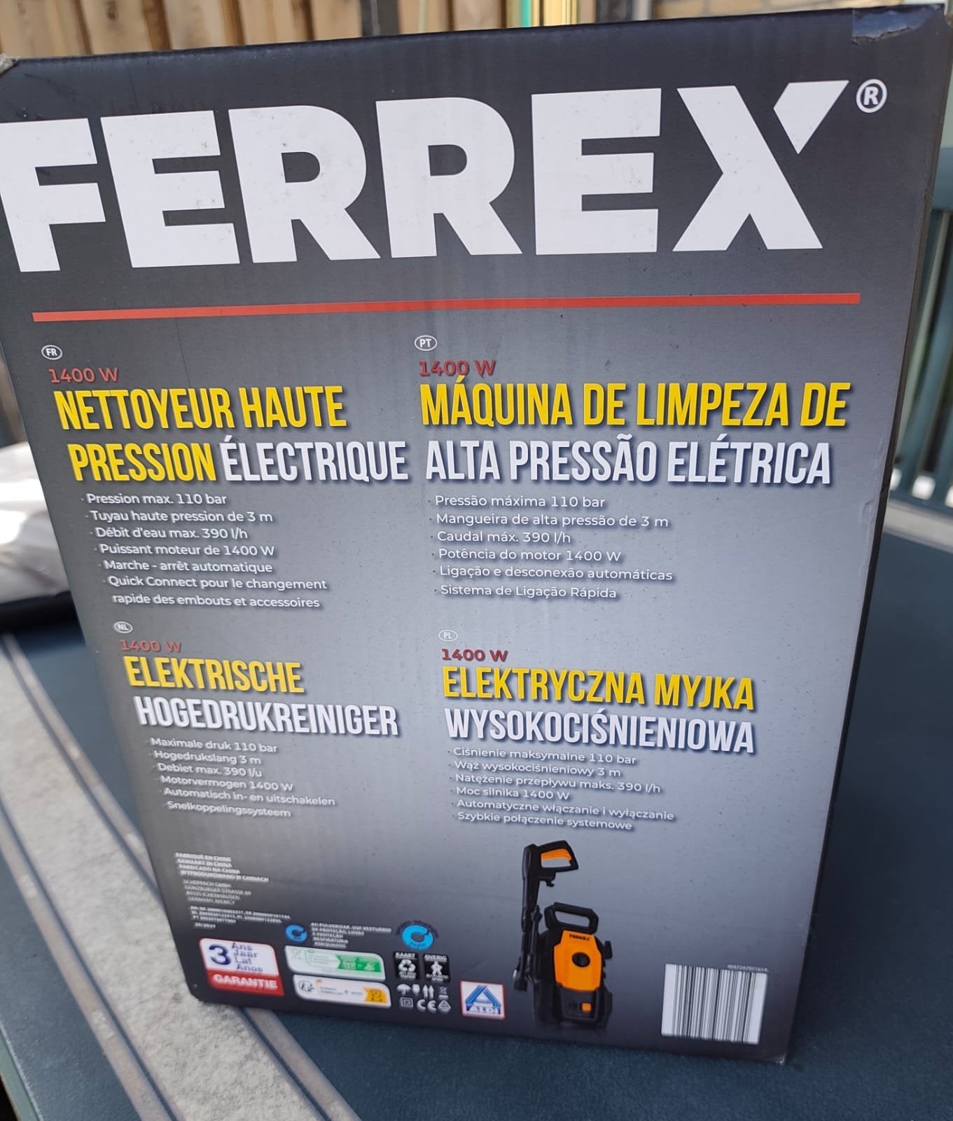 Ferrex hogedrukreiniger - Nieuw in doos, ongeopend, Ophalen