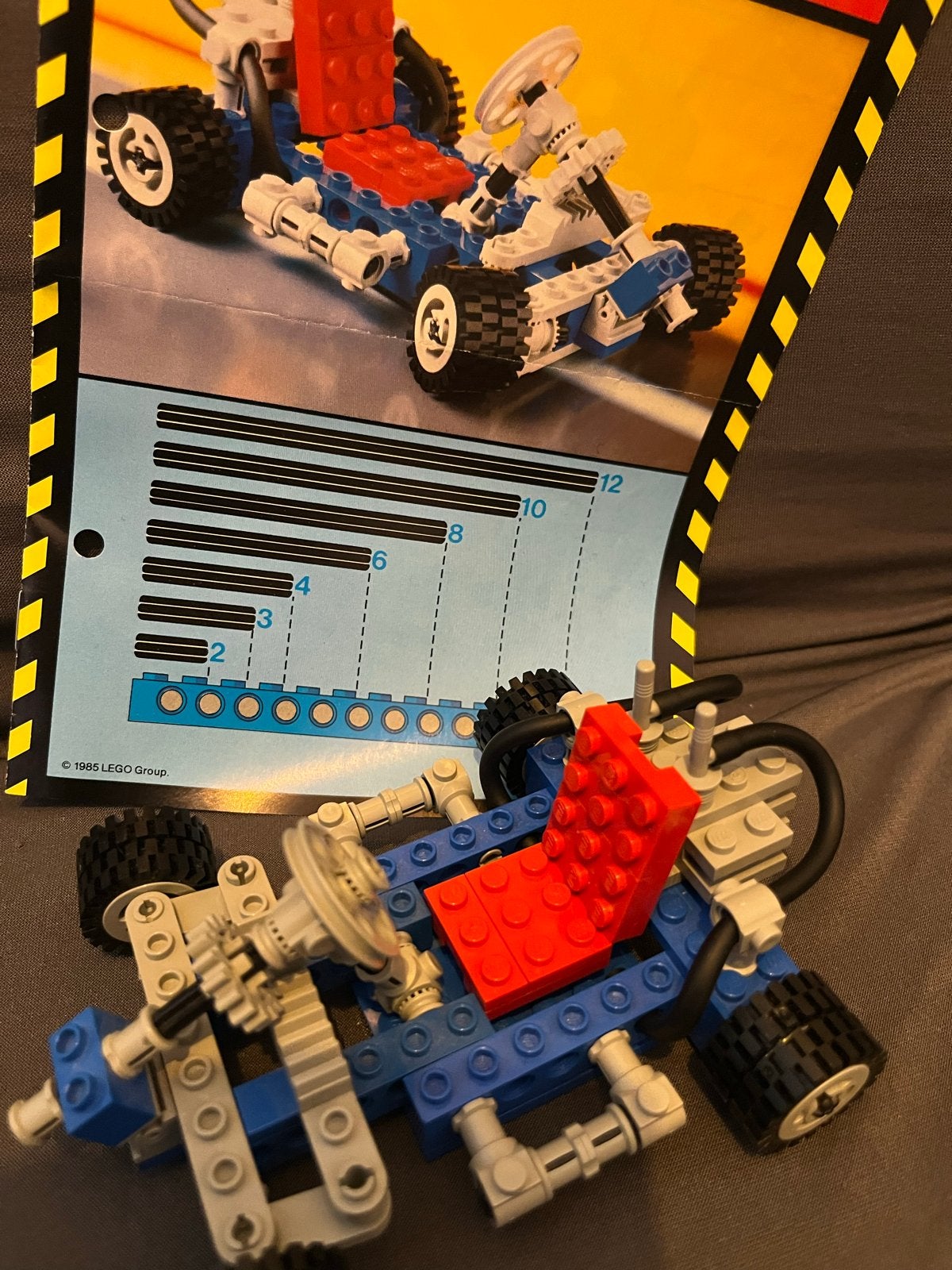 Vintage LEGO Technic Go-Kart (1985) - Zeldzaam!, Ophalen of Verzenden, Gebruikt, Overige merken