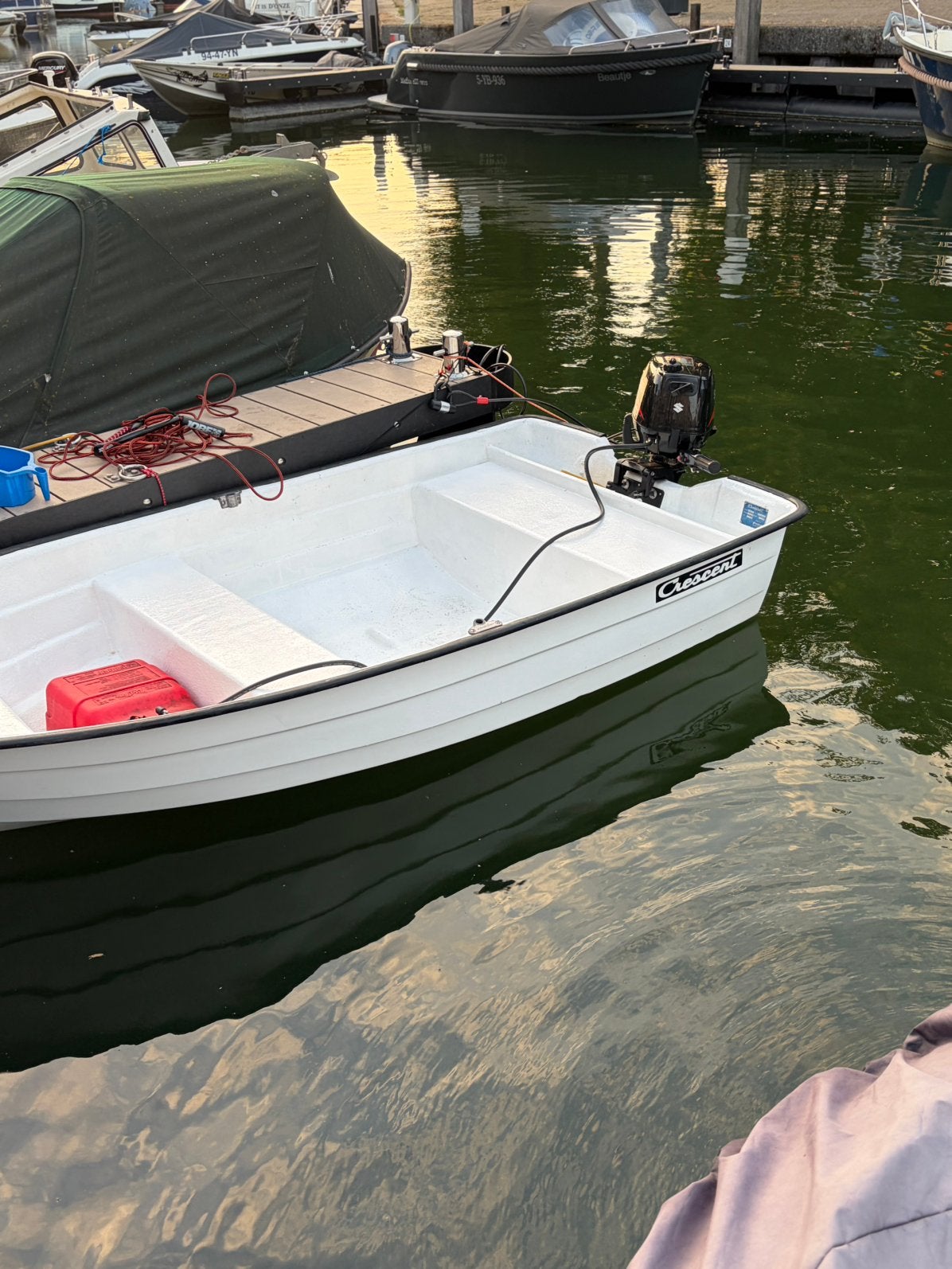 Crescent 310 5 pk suzuki, Watersport en Boten, Bootonderdelen, Ophalen, Zo goed als nieuw, Motor en Techniek, Motorboot