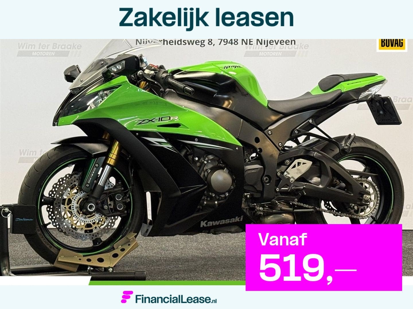 Kawasaki ZX 10 R ABS - 2014, Bedrijf, Super Sport, Meer dan 35 kW, 998 cc
