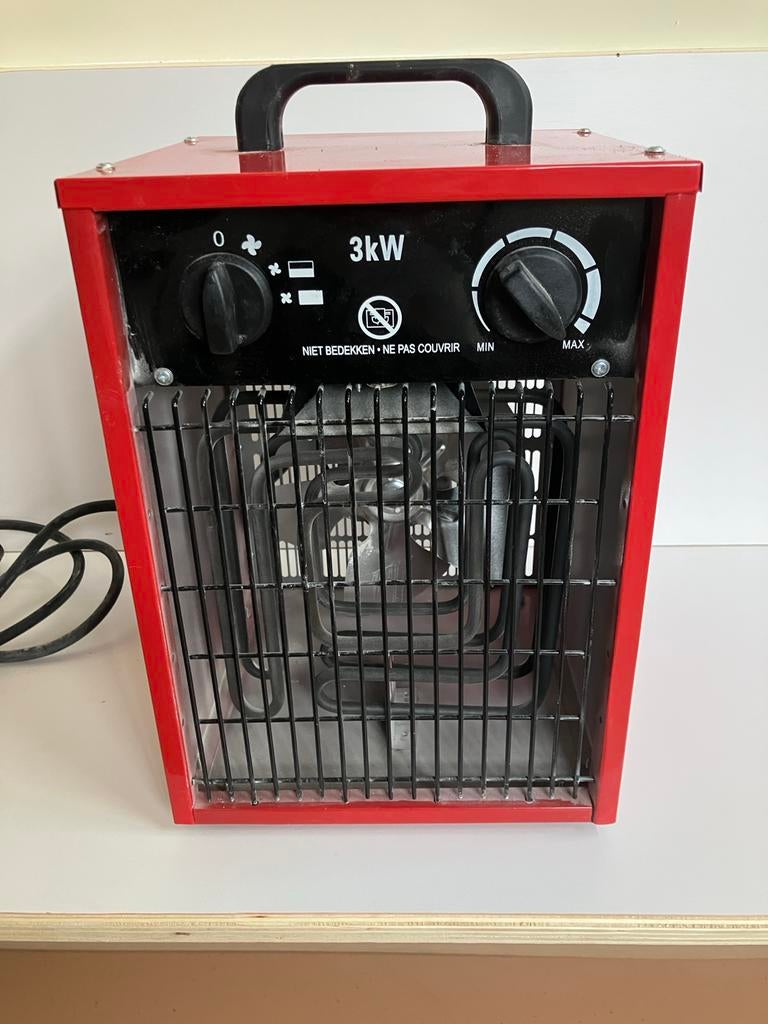 Electrische bouwkachel 3000W, Ophalen, 30 tot 80 cm, Kachel, Minder dan 60 cm