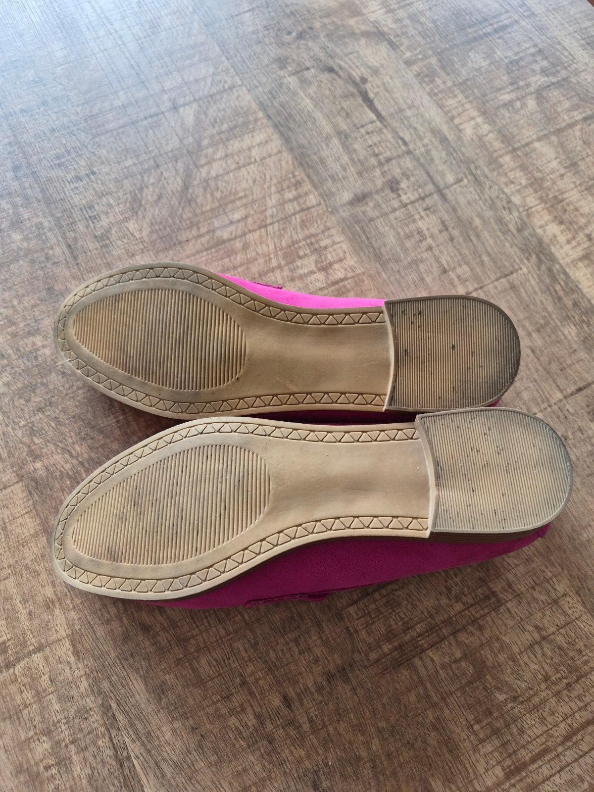 Roze Graceland instappers met gouden gesp, Kleding | Dames, Schoenen, Instappers, Ophalen of Verzenden, Zo goed als nieuw, Graceland