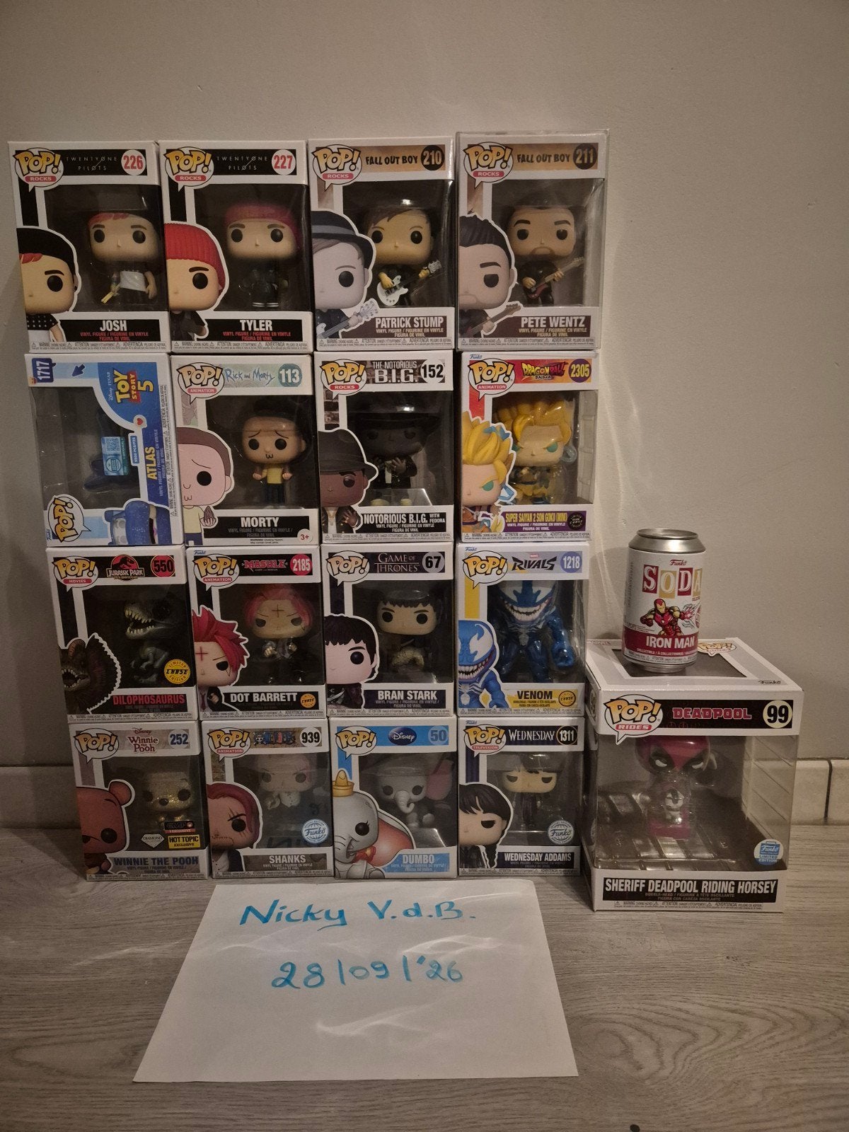 Grote collectie Funko Pop! figuren - Diverse series, Verzamelen, Ophalen of Verzenden, Zo goed als nieuw