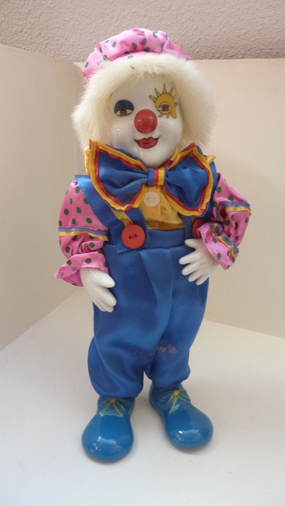 Mooie clown met muziekdoos, Verzamelen, Ophalen of Verzenden, Zo goed als nieuw, Mens