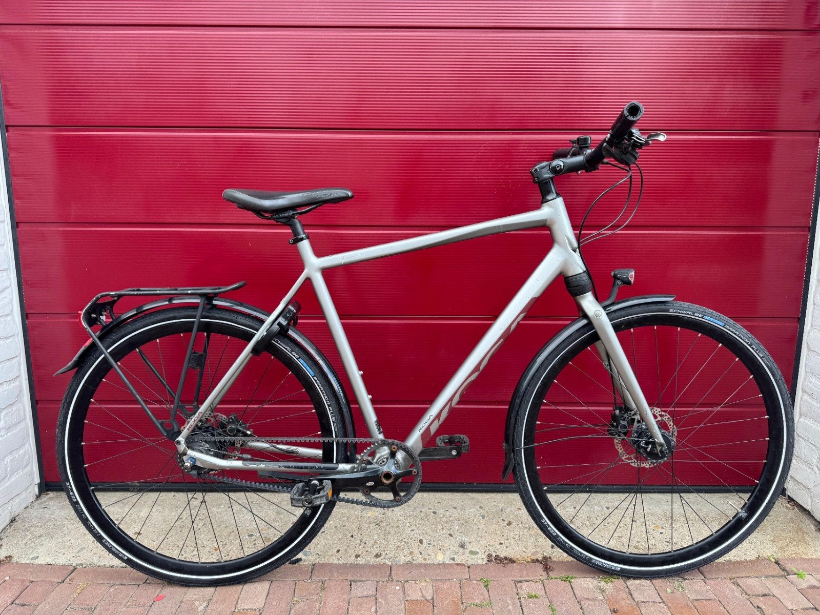 Koga F3 met Shimano Alfine naaf & Gates riem, Fietsen en Brommers, Zo goed als nieuw, Koga Miyata, Schijfrem, 56 cm of meer