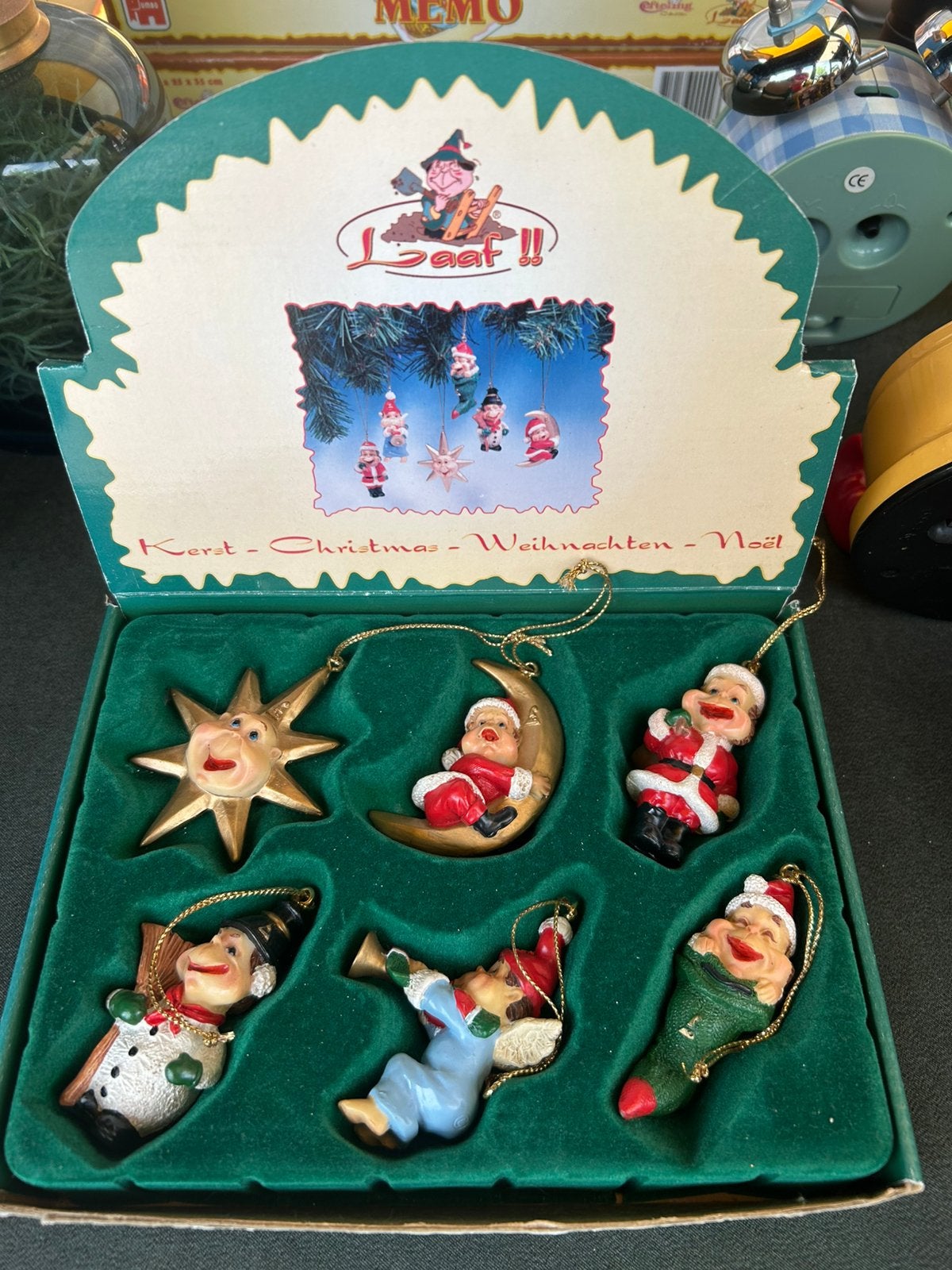 Efteling, laaf, kersthangers, 1999, Verzamelen, Ophalen of Verzenden, Zo goed als nieuw, Beeldje of Poppetje