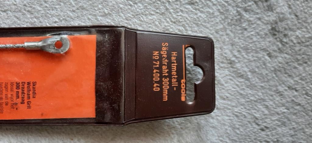 Skandia Wolfram Grit Draadzaag 300mm - Hardmetaal, Doe-het-zelf en Verbouw, Gereedschap | Zaagmachines, Ophalen of Verzenden, Nieuw