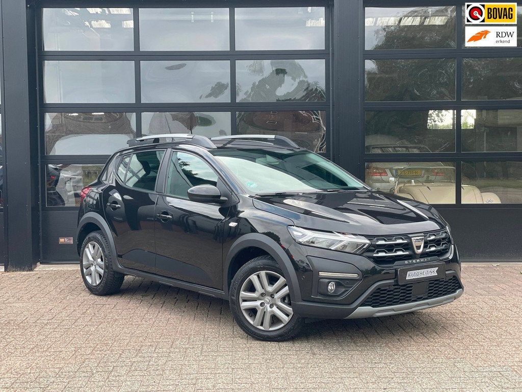 Dacia Sandero 1.0 TCe 90 Expression, Auto's, Dacia, Stof, Gebruikt, 1073 kg, Zwart