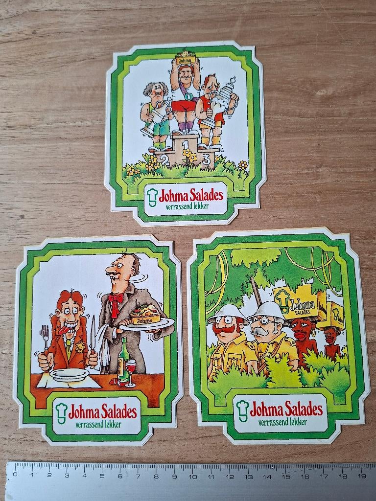 Stickers Johma salades, Ophalen of Verzenden, Zo goed als nieuw, Merk