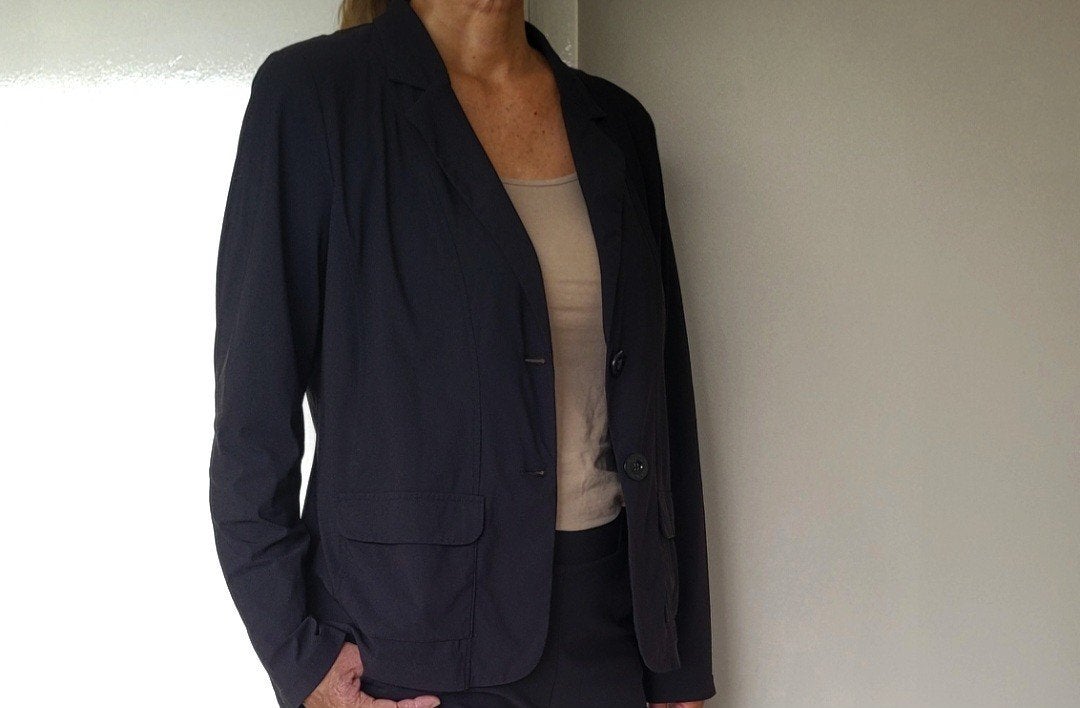 Studio Anneloes Blazer XXL Zwart Travelstof colbert jasje, Studio Anneloes, Verzenden, Zwart, Maat 46/48 (XL) of groter