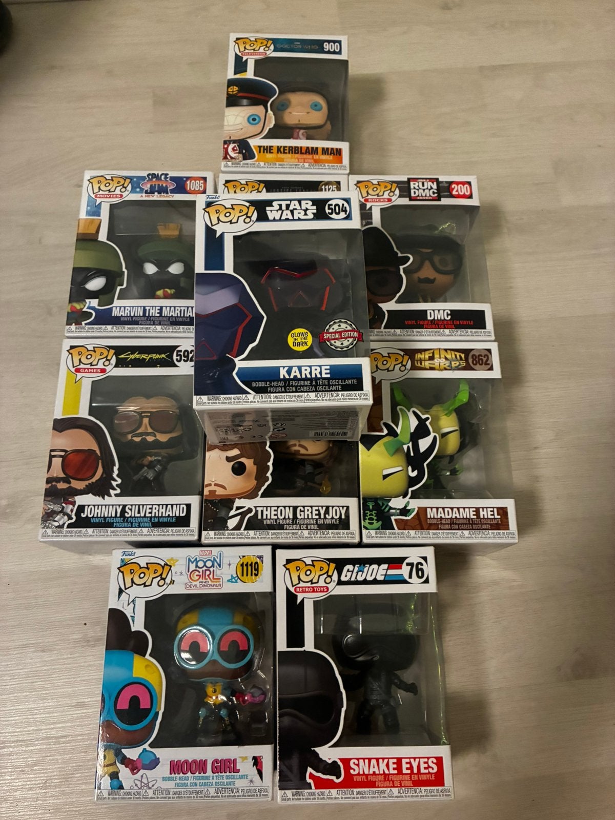 Funko pops-10stuks-special edition-, Ophalen of Verzenden, Zo goed als nieuw