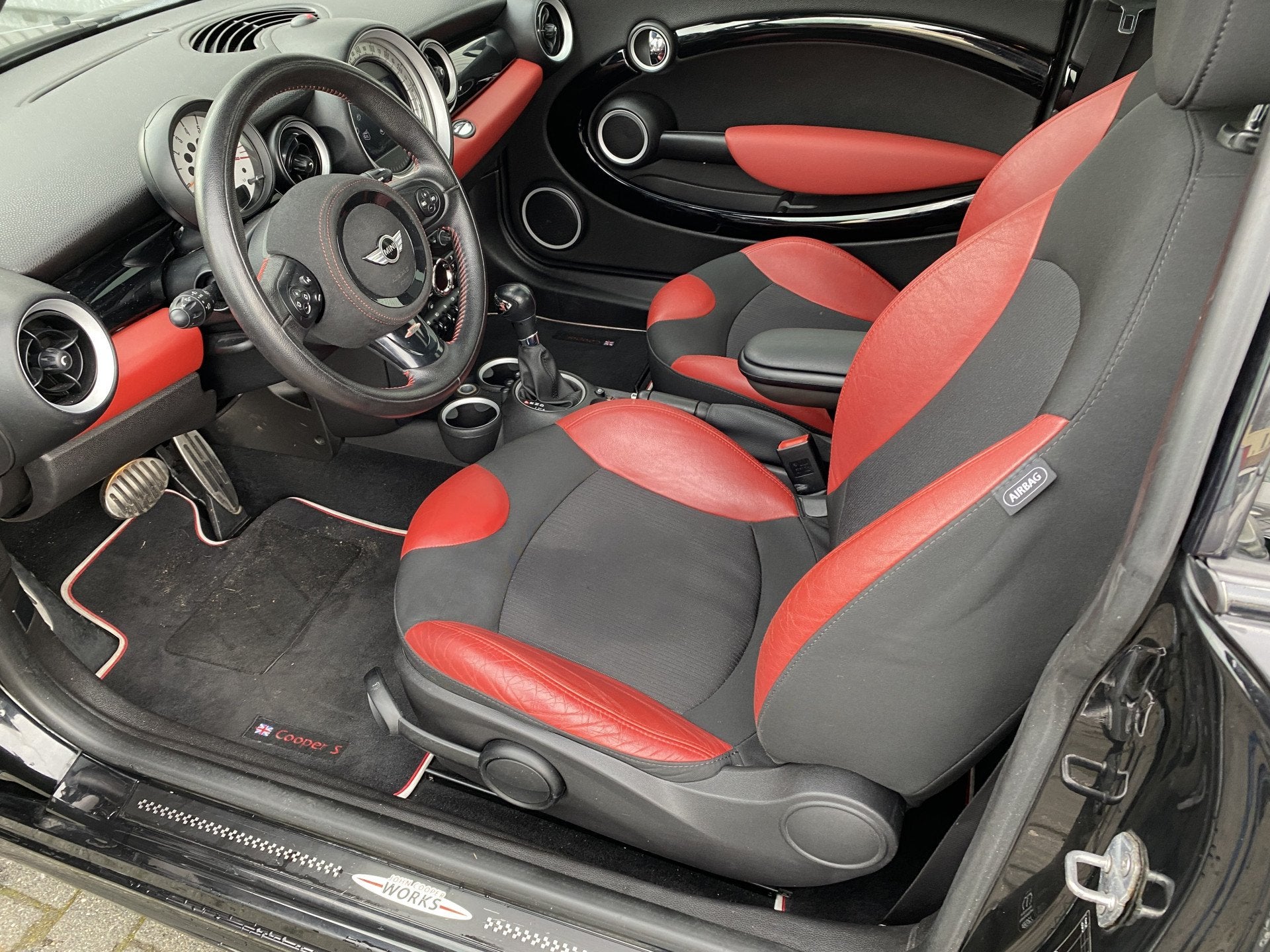 MINI Mini 1.6 Cooper S Chili AUTOMAAT, Leer, Clima, Navi, Pa, Auto's, Mini, Euro 5, Gebruikt, 4 cilinders, 4 stoelen