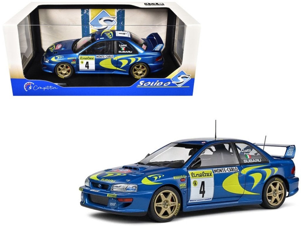 Subaru Impreza S5 WRC #4 Rallye WM Rallye Monte Carlo 1997, Ophalen of Verzenden, Nieuw, Auto, Solido