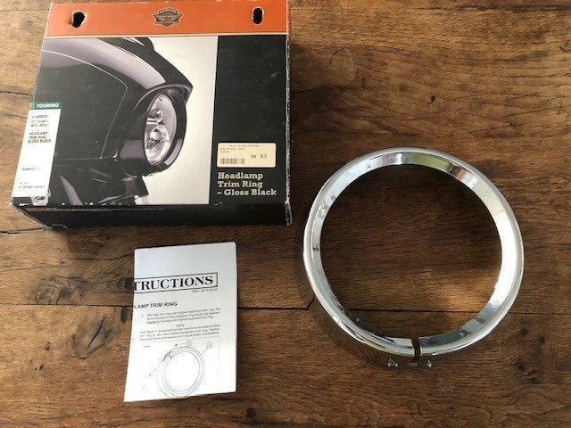 Koplamp Ring Chroom komt van een StreetGlide 7 inch, Ophalen of Verzenden, Gebruikt
