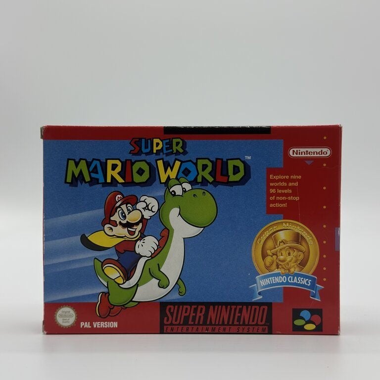 Super Mario World [Nintendo Classics] – PAL – Super Nintendo, Gebruikt, Support@nintendo.eu, 1 speler, Ophalen of Verzenden
