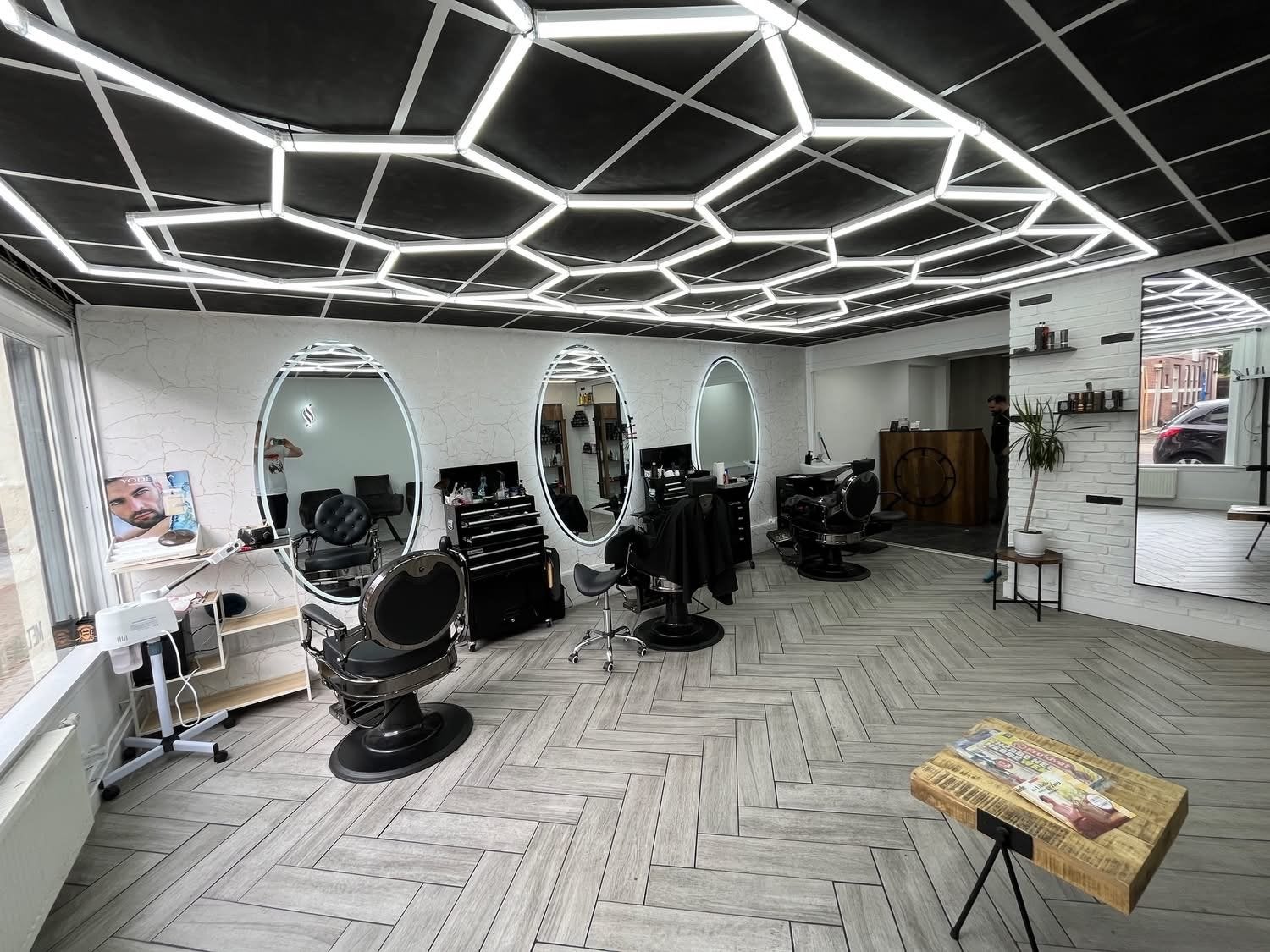 Moderne Hexagon LED Verlichting voor Werkplaats/Salon, Ophalen, Minder dan 50 watt, Nieuw, Led