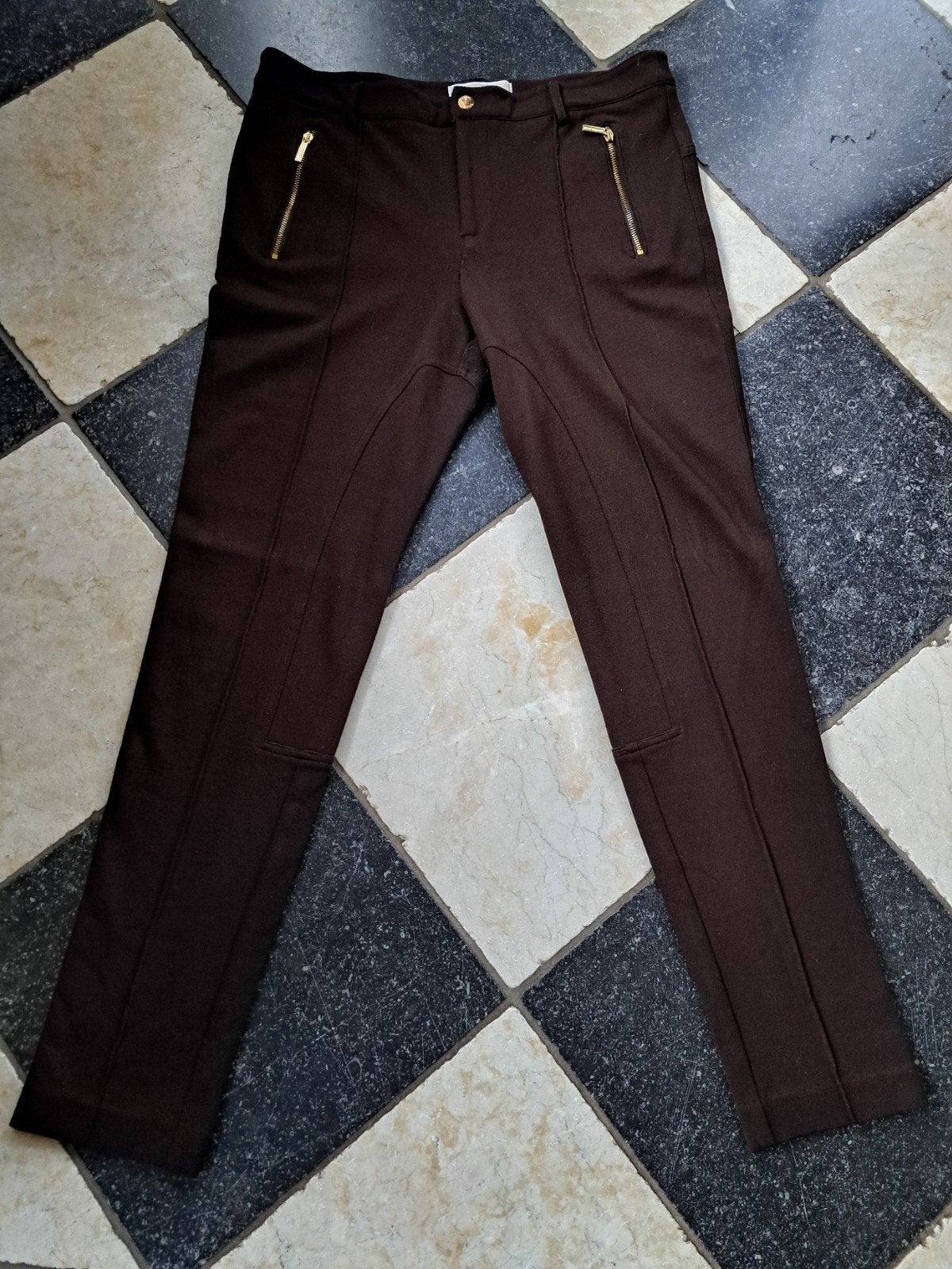 Bruine broek Michael Kors L, Kleding | Dames, Broeken en Pantalons, Michael Kors, Bruin, Verzenden, Lang