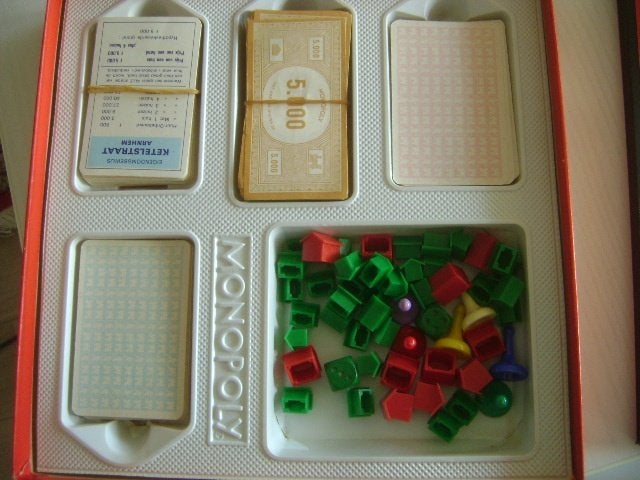 Monopoly spel ( Clipper ) ( Vintage ), Hobby en Vrije tijd, Gezelschapsspellen | Bordspellen, Ophalen of Verzenden, Gebruikt