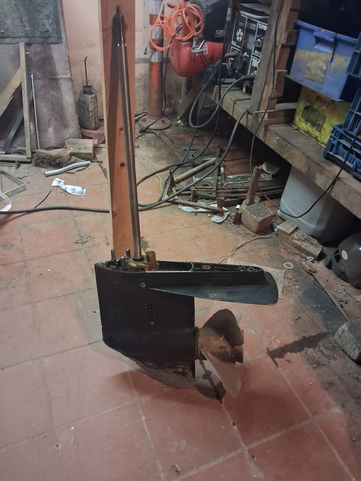 Mercury 65pk staartstuk, Ophalen, Gebruikt, Motor en Techniek, Motorboot