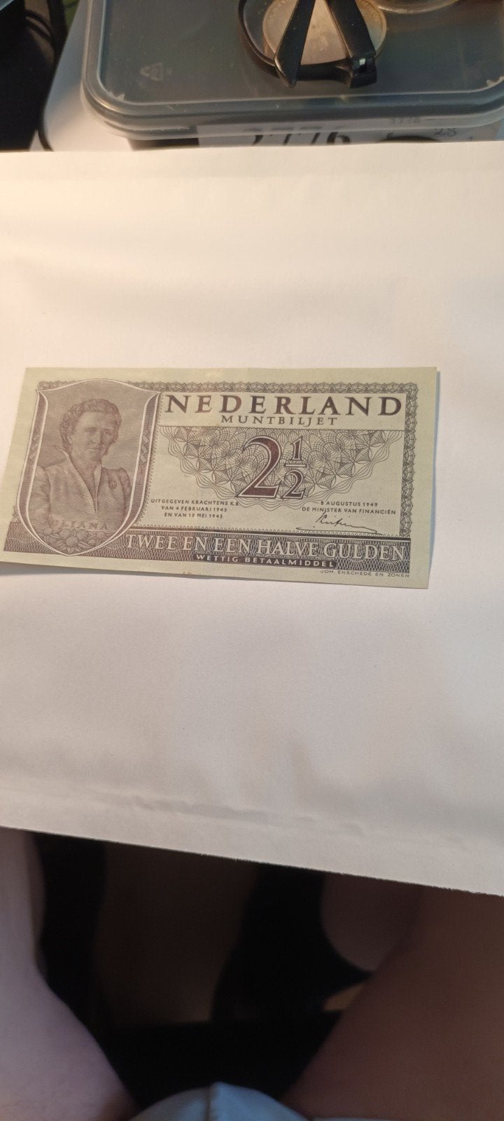 Zeldzaam 2½ Gulden biljet Nederland 1949, Ophalen of Verzenden