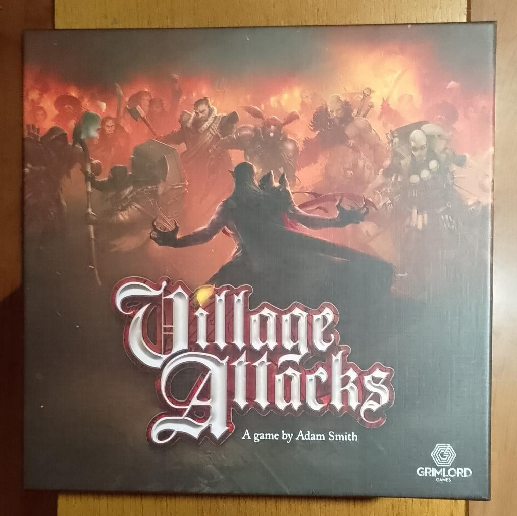 Village Attacks Board Game, Vijf spelers of meer, Verzenden, Zo goed als nieuw, Grimlord Games