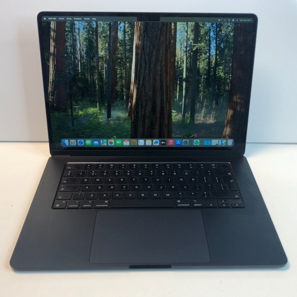 Apple Macbook Air M3 2024 15 Inch | 256GB | 8GB | 10 Cycli, Computers en Software, Windows Laptops, Apple, Zo goed als nieuw, Support@apple.com