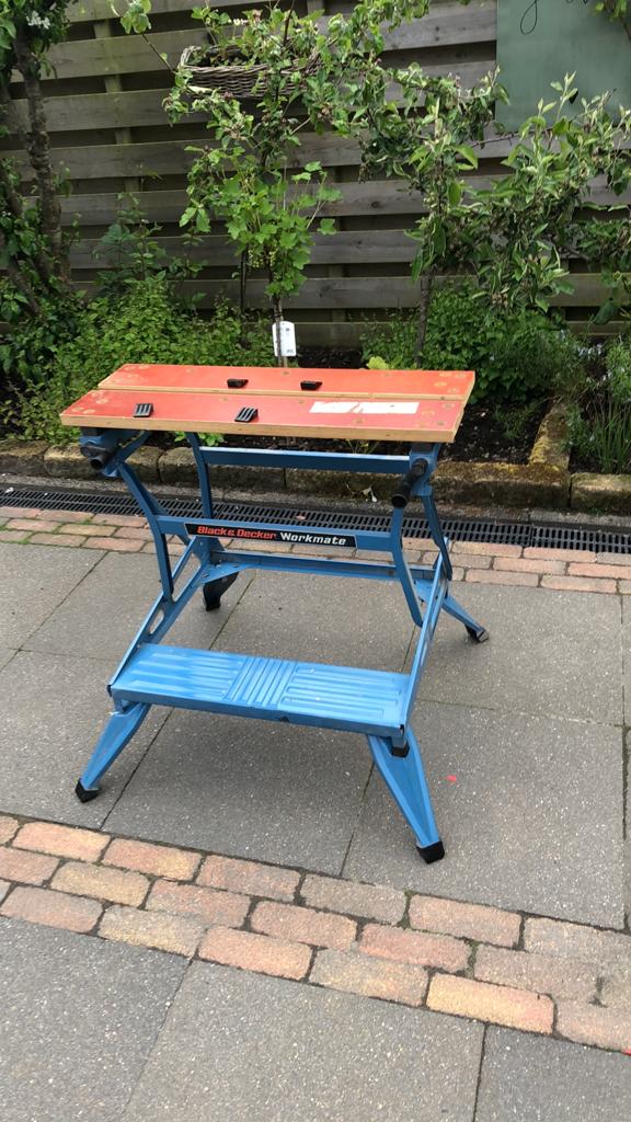 Workmate black en Decker wm 626, Ophalen, Gebruikt, 70 tot 120 cm, Inklapbaar