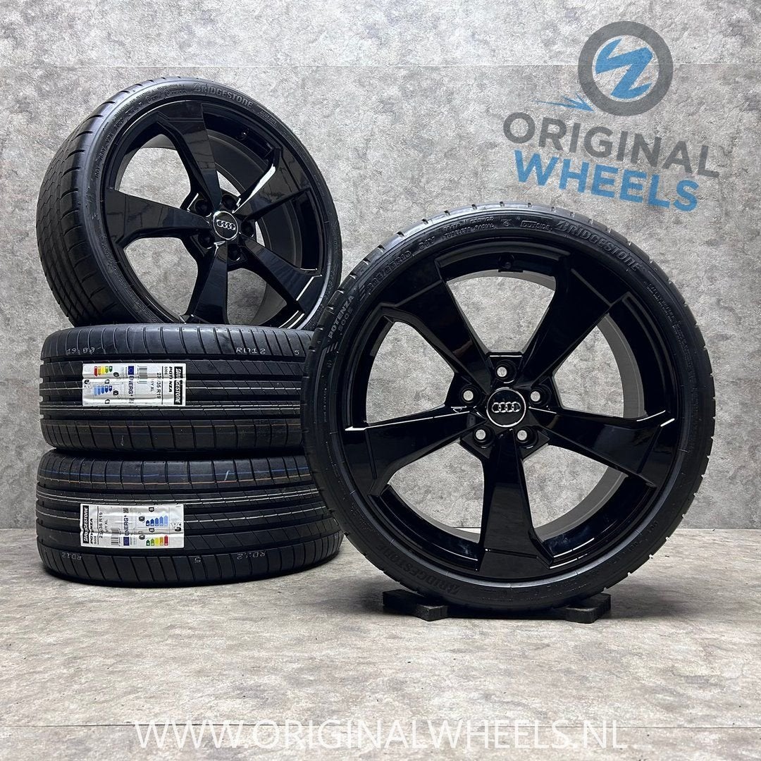 ✅ 19 inch originele rotor velgen + zomerbanden Audi A3 S3, 19 inch, Gebruikt, -, -