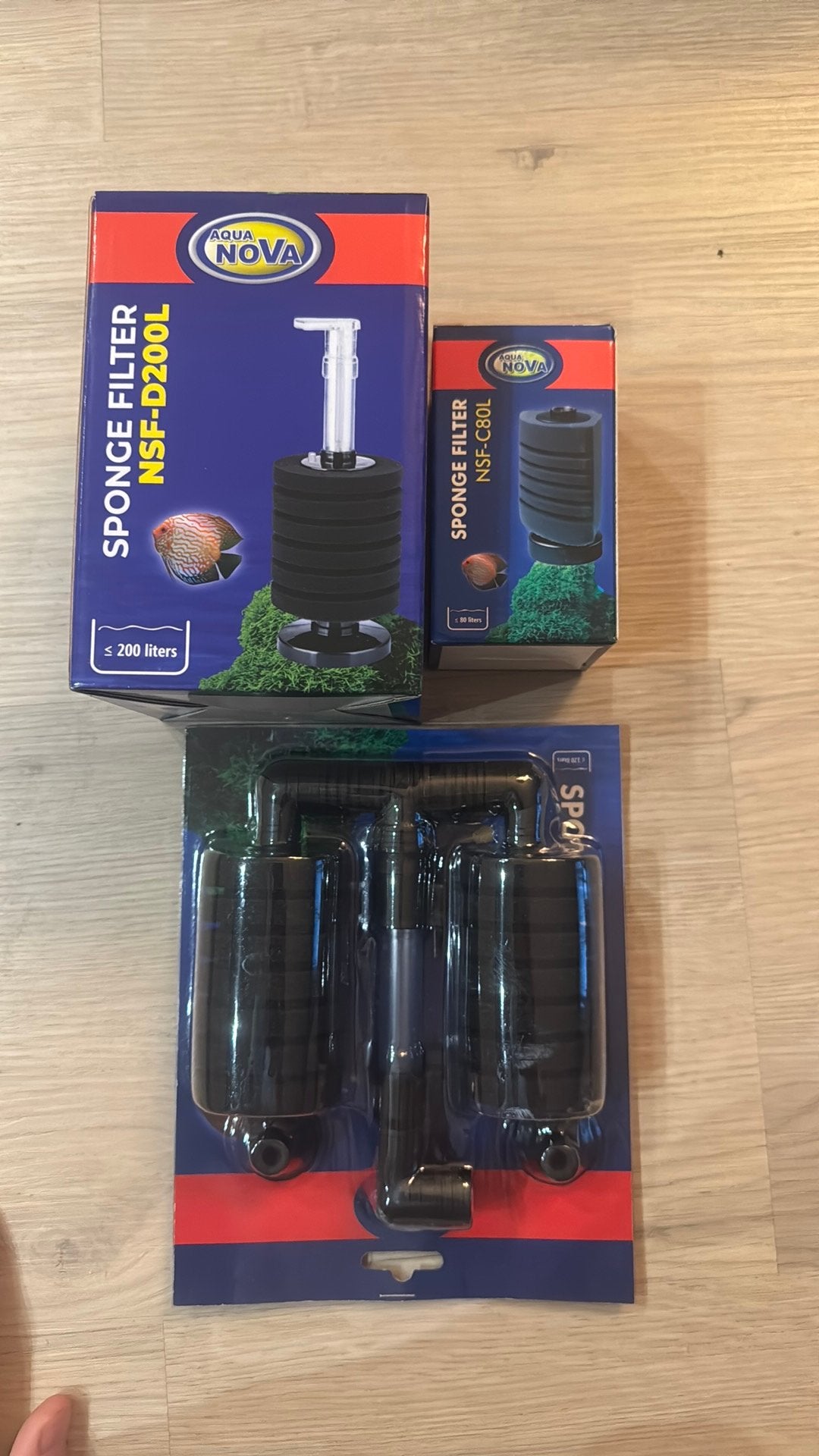 Aqua nova spons filters, Dieren en Toebehoren, Vissen | Aquaria en Toebehoren, Ophalen of Verzenden, Nieuw