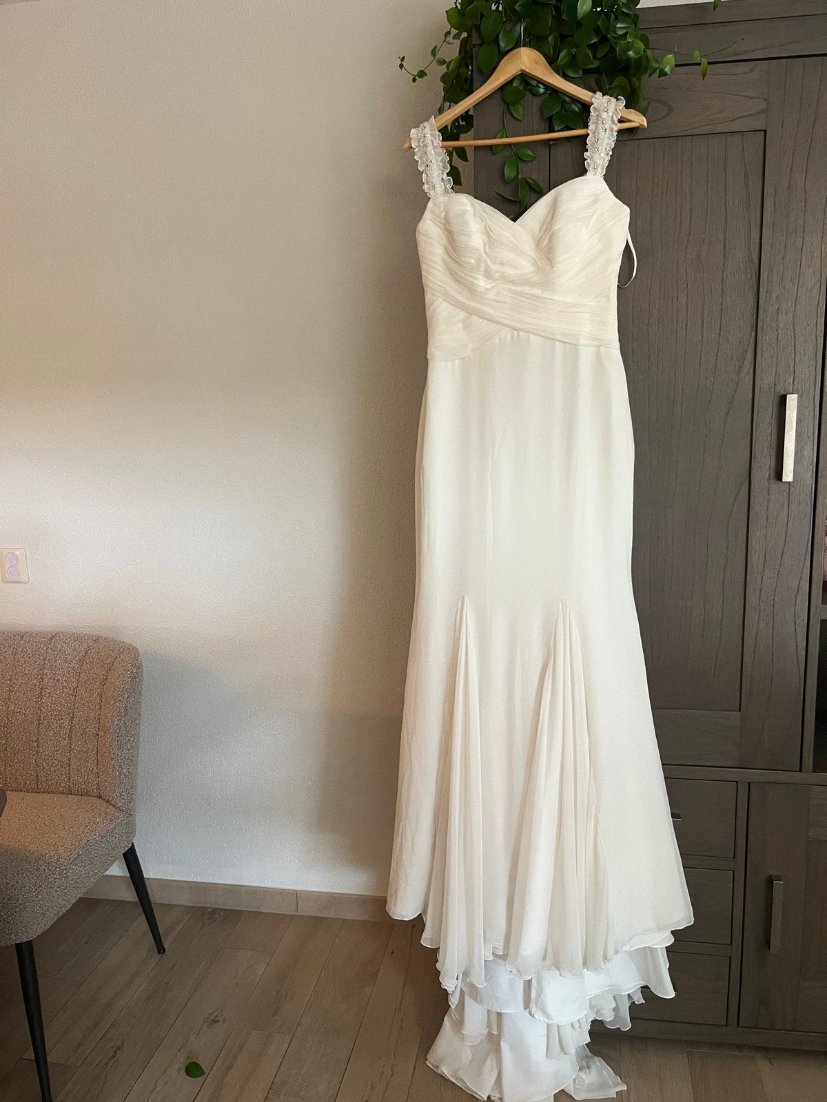 Elegante Bruidsjurk - San Patrick - Maat 38, Ophalen of Verzenden, Nieuw, Wit, Trouwjurk