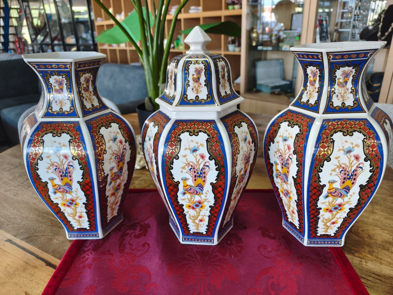Vintage Italiaans Porseleinen Kaststel – B.&G. Made in Italy, Ophalen of Verzenden