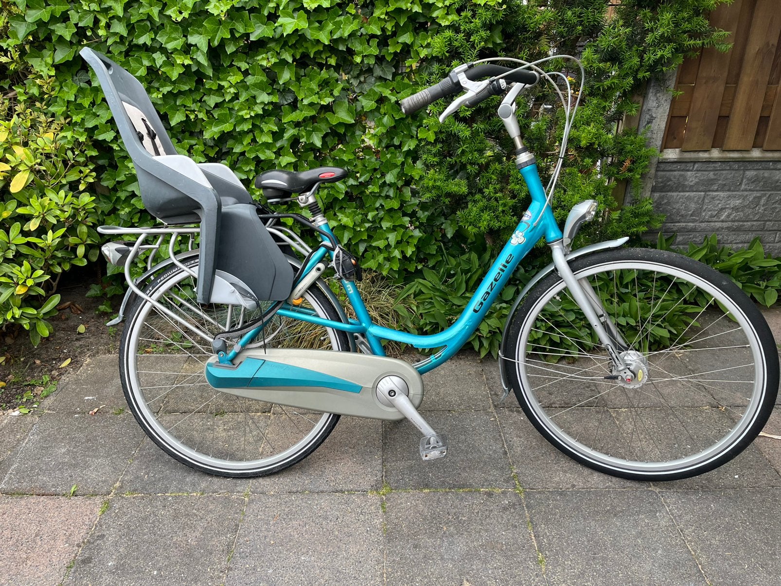 Gazelle fiets met stoeltje, Ophalen, 1 zitje, Zo goed als nieuw, Gazelle