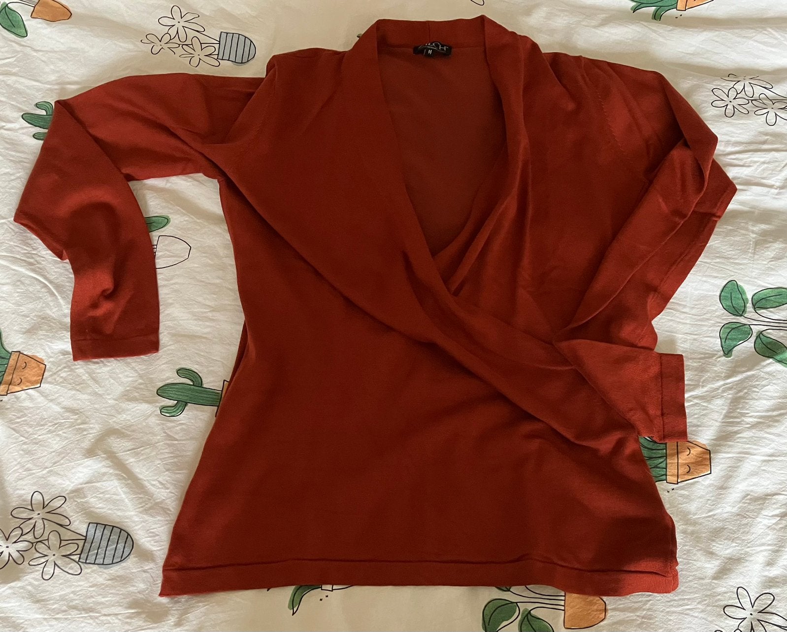 Zilch Cross Top, mt M - NIEUW - V-hals overslagtrui bamboe, Maat 38/40 (M), Overige kleuren, Nieuw, Ophalen of Verzenden