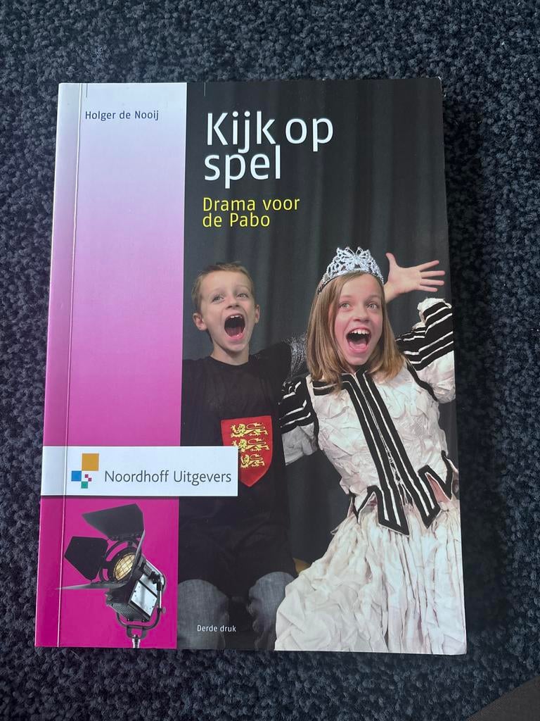 Kijk op spel: Drama voor de Pabo - Holger de Nooij, Ophalen of Verzenden, Zo goed als nieuw, Overige niveaus, Overige vakken